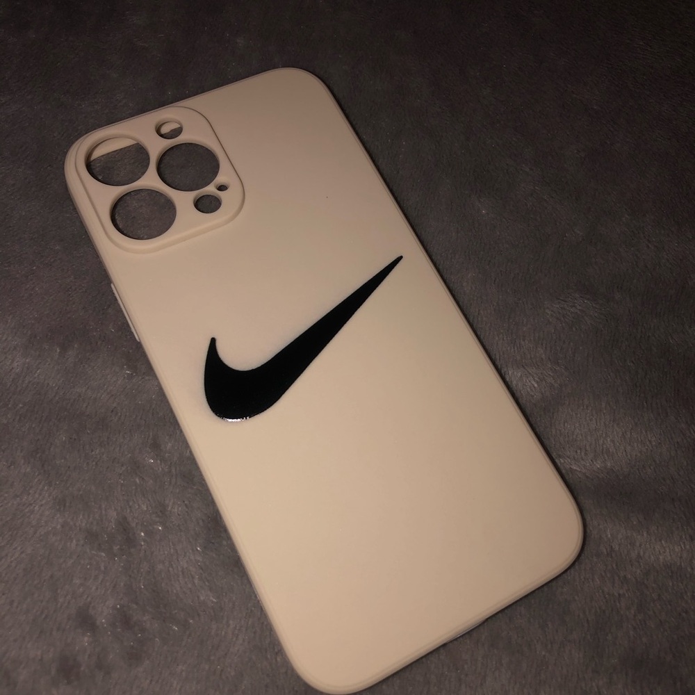 Nike beige IPhone 15 Pro Max case